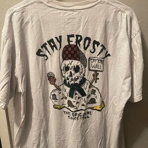 Vans snowman tshirt